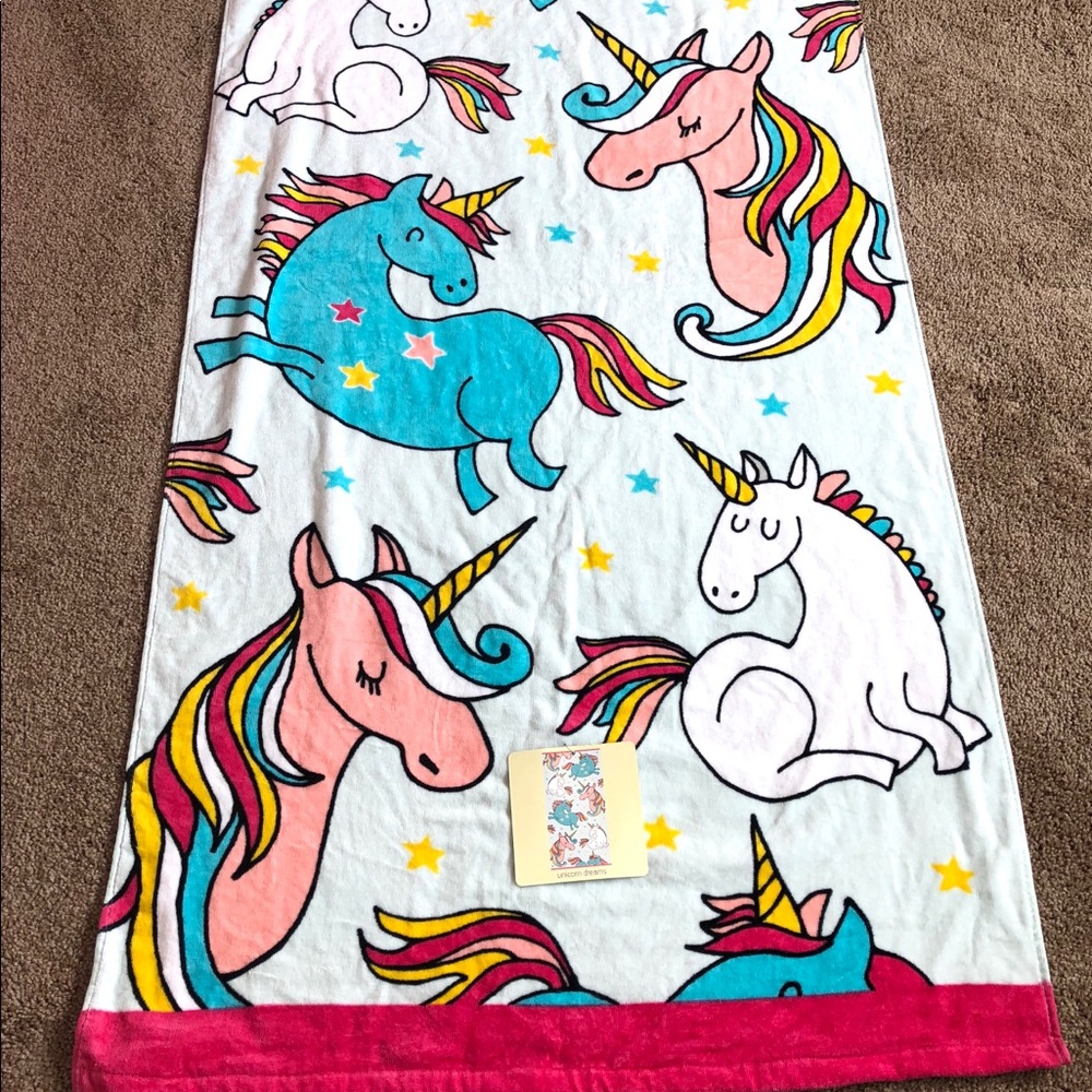 Unicorn Beach Towel